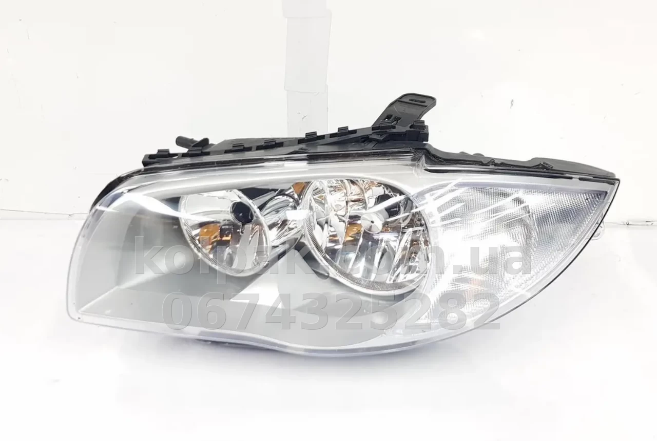 Передня ліва фара BMW 1-Series E81/87 2007-2011, електричне регулювання, без коректора, без ламп (H7*2/PY21W/W5W), Depo, 4441140LLDEM2 Передня ліва фара BMW 1-Series E81/87 2007-2011, електричне регулювання, без коректора, без ламп (H7*2/PY21W/W5W), Depo, 4441140LLDEM2 — фото 1