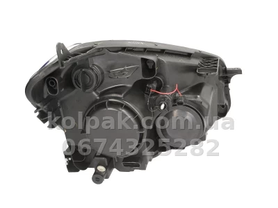 Передня фара Nissan Qashqai/Qashqai+2 (J10/JJ10) 2010-2013 H7/H7/PY21W/W5W, електричне регулювання, Depo, 215-11D7L-LD-EM — фото 2