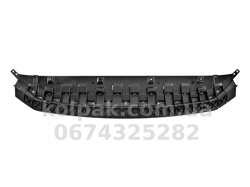 Захист переднього бампера Skoda Octavia A7 2013-, пластик, AVTM, 5E0807611C9B9, 186415225 Захист переднього бампера Skoda Octavia A7 2013-, пластик, AVTM, 5E0807611C9B9, 186415225 — фото 1