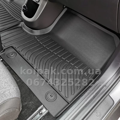 Всепогодні килимки в салон Hyundai Ioniq 5 з рухомою центральною консоллю 2022–2026 HAVOC™ Maximum Coverage — фото 4