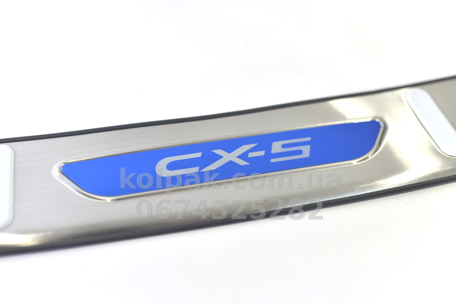 Rear bumper protector Mazda CX-5 2017β2022 HAVOC (stainless steel) Rear bumper protector Mazda CX-5 2017β2022 HAVOC (stainless steel) β photo 1