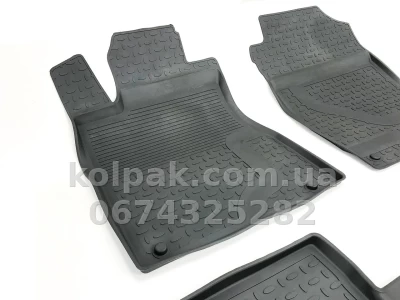 Floor mats for Honda CR-V 2012-2016, Rubber, 4 pcs, Seintex, 85083 — photo 3