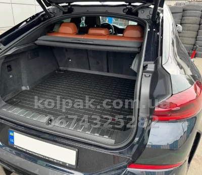 Килимок у багажник BMW X6 2020- по другому ряду, із запасним колесом, чорний Weathertech 401337 Килимок у багажник BMW X6 2020- по другому ряду, із запасним колесом, чорний Weathertech 401337 — фото 4