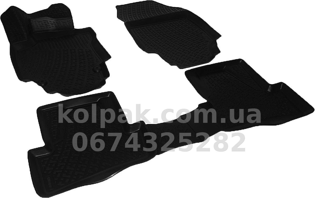 Polyurethane floor mats for Renault Captur 2014-, L.Locker, 206140101 Polyurethane floor mats for Renault Captur 2014-, L.Locker, 206140101 β photo 1