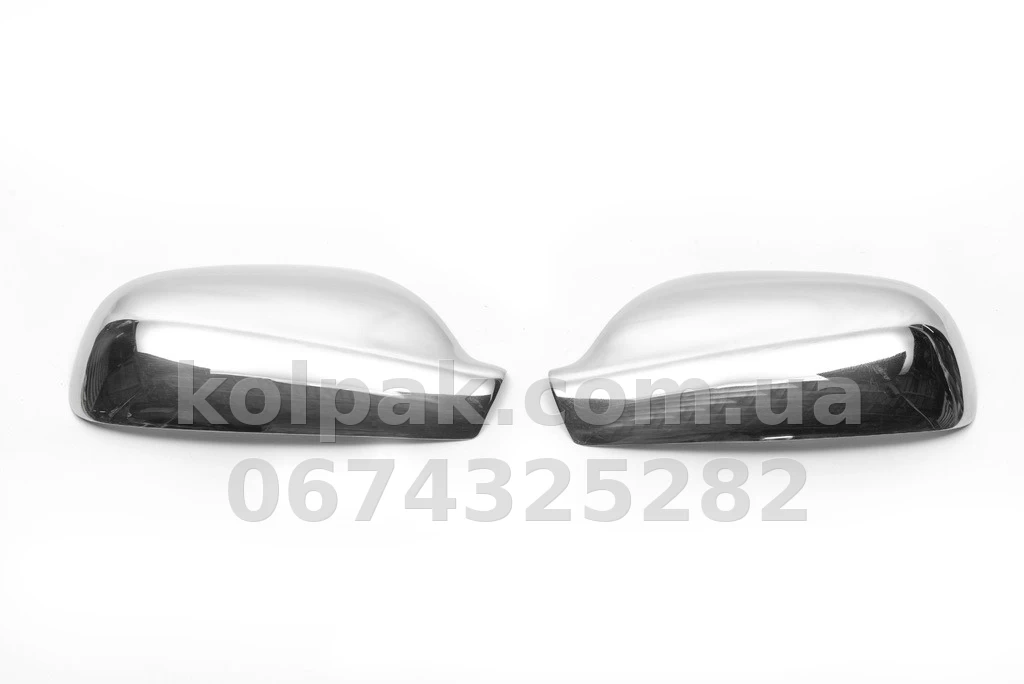 Chrome mirror covers (2 pcs) Peugeot 407 2004-2010, Carmos, 6450169 Chrome mirror covers (2 pcs) Peugeot 407 2004-2010, Carmos, 6450169 β photo 1