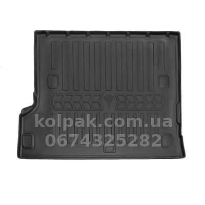 Килимок у багажник Nissan Patrol Y61 1997–2013, 5-дверний, з бортиком, поліуретан Stingray 6014441 Килимок у багажник Nissan Patrol Y61 1997–2013, 5-дверний, з бортиком, поліуретан Stingray 6014441