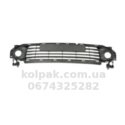 Решітка бампера Renault Clio 2013-2016, з отвором для протитуманної фари, середня, AVTM, 622542958R, 5649 910 Решітка бампера Renault Clio 2013-2016, з отвором для протитуманної фари, середня, AVTM, 622542958R, 5649 910