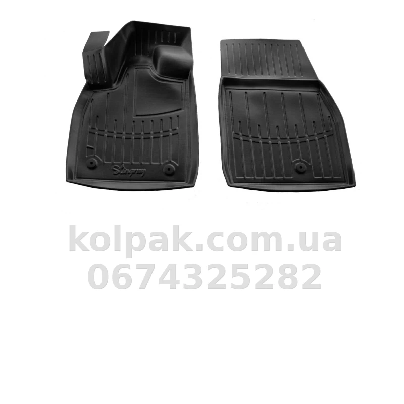 Polyurethane floor mats for Ford Mustang Mach-E 2020- with raised edges, 2 pcs Stingray 5007312 Polyurethane floor mats for Ford Mustang Mach-E 2020- with raised edges, 2 pcs Stingray 5007312 β photo 1