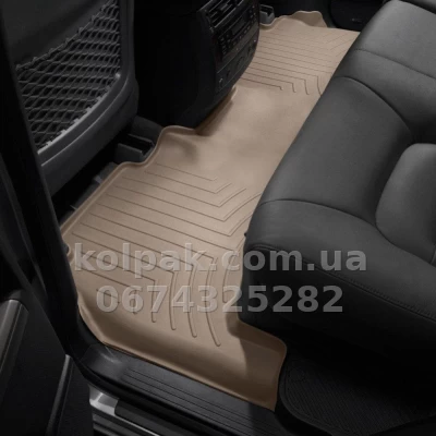 Floor mats for Toyota Land Cruiser 200/Lexus LX570 2007-, with raised edges, rear, beige, Weathertech 451572 Floor mats for Toyota Land Cruiser 200/Lexus LX570 2007-, with raised edges, rear, beige, Weathertech 451572 β photo 2