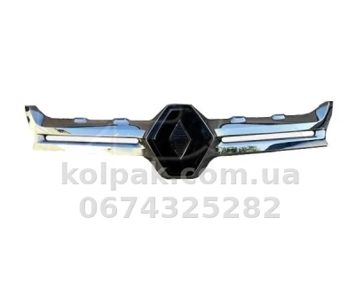 Решітка радіатора Renault Duster 2015-2018, зовнішня, хромована, AVTM, 185627997