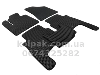 Килимки в салон Hyundai Santa Fe 2006-2010, EVA, чорні, 5 шт., AVTM BLCEV1235 Килимки в салон Hyundai Santa Fe 2006-2010, EVA, чорні, 5 шт., AVTM BLCEV1235 — фото 3