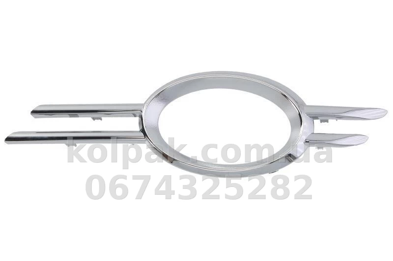 Ліва решітка бампера Mercedes-Benz E-Class W211 2006-2009, рамка хром, AVTM, 2118851174, 4610 921 Ліва решітка бампера Mercedes-Benz E-Class W211 2006-2009, рамка хром, AVTM, 2118851174, 4610 921 — фото 1