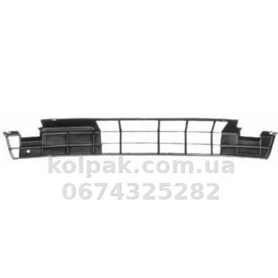 Решітка бампера Volkswagen Passat B3 1988-1993, середня, AVTM, 357853677A01C, 9537 995 Решітка бампера Volkswagen Passat B3 1988-1993, середня, AVTM, 357853677A01C, 9537 995