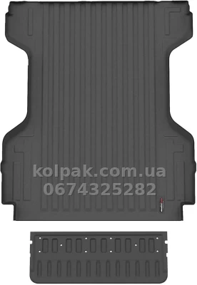 Килимок на задній борт (лайнер) Ford Ranger 2019- чорний Weathertech 3TG14