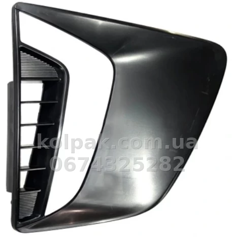 Kratka zderzaka prawa Hyundai Ioniq 2017-2021 z otworem na DRL, czarna, AVTM, 86564G2000, 183260912 Kratka zderzaka prawa Hyundai Ioniq 2017-2021 z otworem na DRL, czarna, AVTM, 86564G2000, 183260912 — zdjęcie 1