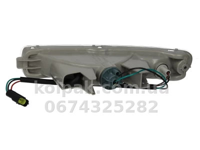 Right indicator light Mazda 323 F (BA) 1995-1998, in bumper, + bulb, Depo, 216-1614R-AE — photo 2