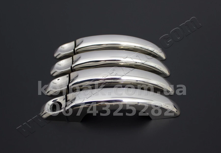 Chrome door handle covers (4 pcs) Volkswagen Amarok 2010-, OmsaLine, 7535041 Chrome door handle covers (4 pcs) Volkswagen Amarok 2010-, OmsaLine, 7535041 β photo 1