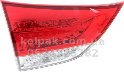 Задній лівий ліхтар Toyota Sienna 2010-2017, внутрішній, Depo, 312-1318L-ASN
