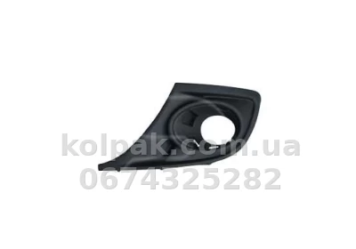 Решітка бампера Renault Megane 3 2012-2014, ліва+права, хромований окуляр, AVTM, 620727820R, 5619 913 Решітка бампера Renault Megane 3 2012-2014, ліва+права, хромований окуляр, AVTM, 620727820R, 5619 913