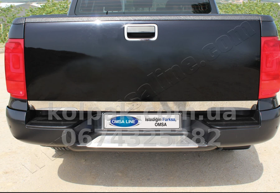 Chrome boot lid trim Volkswagen Amarok 2010-, OmsaLine, 7535052 Chrome boot lid trim Volkswagen Amarok 2010-, OmsaLine, 7535052 β photo 1