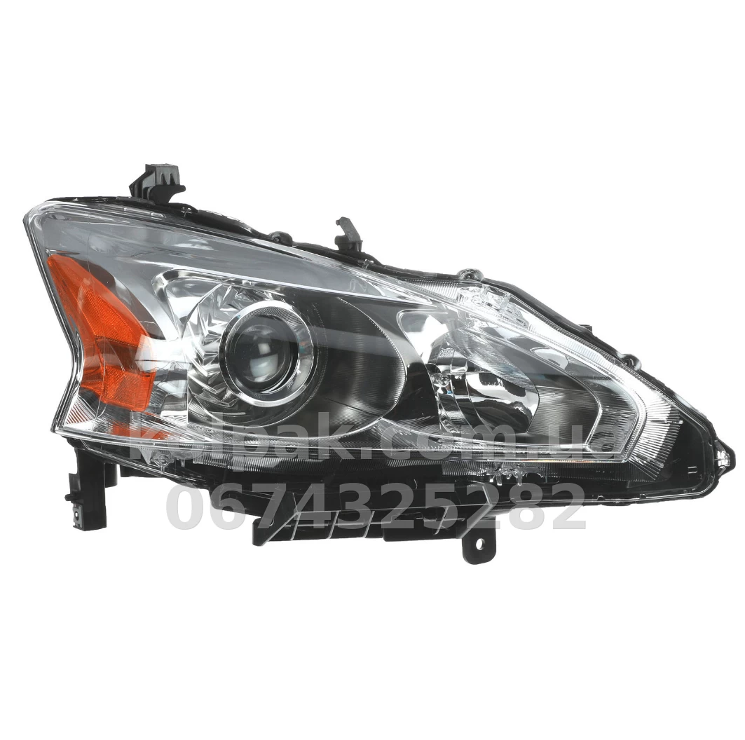 Front right headlight Nissan Altima 2013-2016, manual adjustment, without bulbs (H11/H9/W5W), halogen, Depo, 3151188RAS7 Front right headlight Nissan Altima 2013-2016, manual adjustment, without bulbs (H11/H9/W5W), halogen, Depo, 3151188RAS7 β photo 1