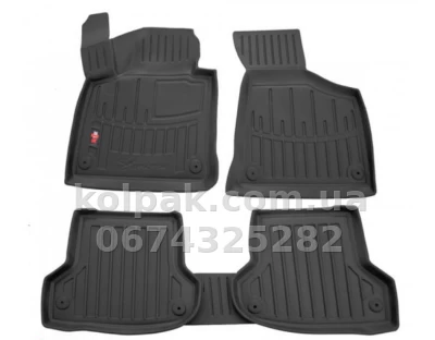 Поліуретанові килимки в салон Audi A3 8P 2003-2012, з бортиком, 5 шт., Stingray, 5030125