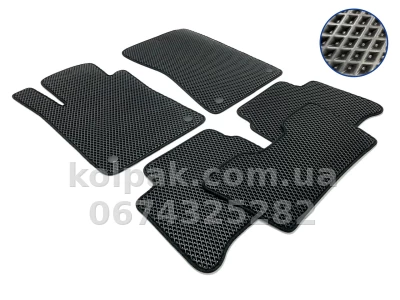 Килимки в салон Mercedes-Benz E-Class W211/CLS C219 2002-2009, задній привід, EVA, чорні, 5 шт., AVTM BLCEV1343 Килимки в салон Mercedes-Benz E-Class W211/CLS C219 2002-2009, задній привід, EVA, чорні, 5 шт., AVTM BLCEV1343