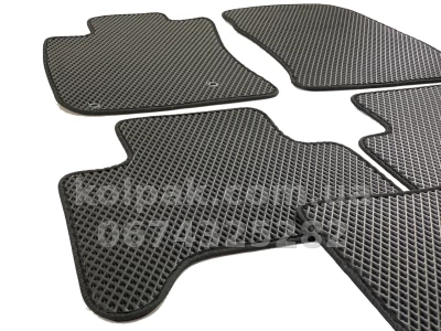 Килимки в салон Toyota Land Cruiser Prado 120/Lexus GX470 2003-2009, EVA, чорні, 5 шт., AVTM BLCEV1636 — фото 5