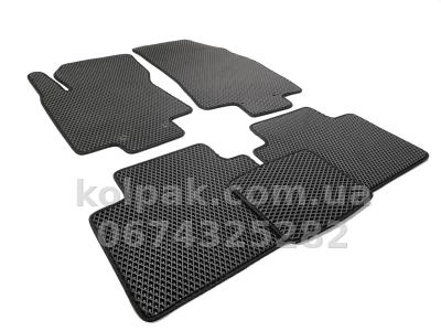 Килимки в салон Nissan X-Trail T32 2014-, EVA, чорні, 5 шт., AVTM BLCEV1434 — фото 2