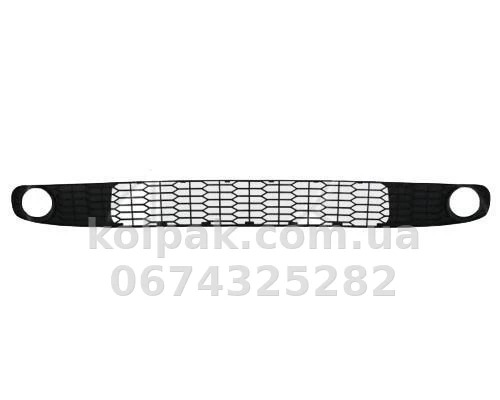 Bumper grille Renault Symbol 2 2008-2013, without fog light opening, centre, AVTM, 7701210071, 5639 910 Bumper grille Renault Symbol 2 2008-2013, without fog light opening, centre, AVTM, 7701210071, 5639 910 β photo 1