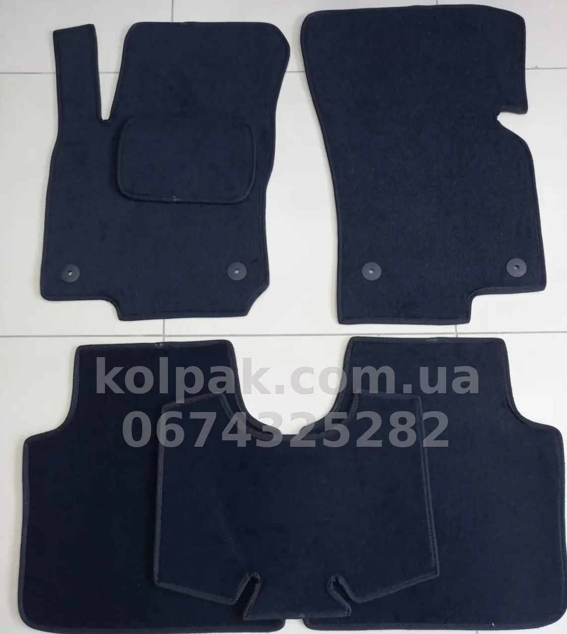 Carpet floor mats for Citroen Nemo 2007-, manual transmission, black, 5 pcs, AVTM BLCCR1110 Carpet floor mats for Citroen Nemo 2007-, manual transmission, black, 5 pcs, AVTM BLCCR1110 β photo 1