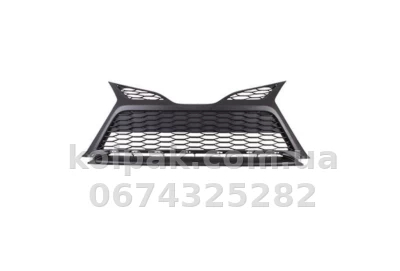 Решітка бампера Toyota Camry XV70 2021-, SE/XSE, без отвору для датчика паркування, середня, чорна, AVTM, 5310206390, 187091910 Решітка бампера Toyota Camry XV70 2021-, SE/XSE, без отвору для датчика паркування, середня, чорна, AVTM, 5310206390, 187091910