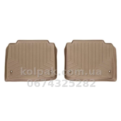 Килимки в салон Lexus LS460 2006-, Short, з бортиком, задні, бежеві, Weathertech 452072 Килимки в салон Lexus LS460 2006-, Short, з бортиком, задні, бежеві, Weathertech 452072
