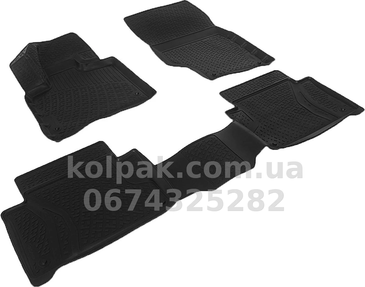 Polyurethane floor mats for Audi Q7 2005-2015, L.Locker, 200070101 Polyurethane floor mats for Audi Q7 2005-2015, L.Locker, 200070101 β photo 1