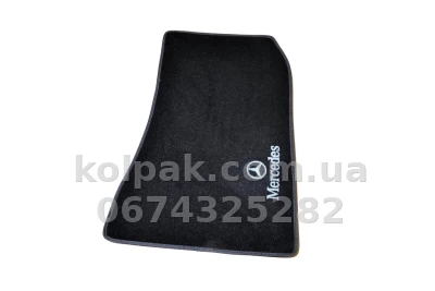 Ворсові килимки в салон Mercedes-Benz S-Class W140 1991-1998, чорні, 5 шт., AVTM BLCVW1355 Ворсові килимки в салон Mercedes-Benz S-Class W140 1991-1998, чорні, 5 шт., AVTM BLCVW1355 — фото 4