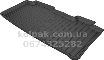 Boot mat for Renault Modus 2004-2012, without two-level boot floor, Dry-Zone, Frogum FG DZ406117 — photo 3