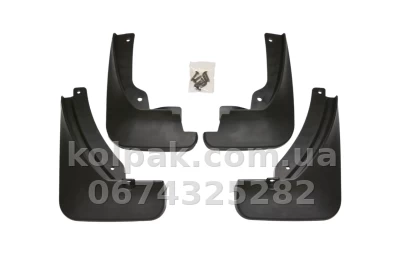 Mud flaps for Skoda Octavia A7 2012-2017 set 4 pcs 5E0075101 AVTM MF.SKOC1217 — photo 10