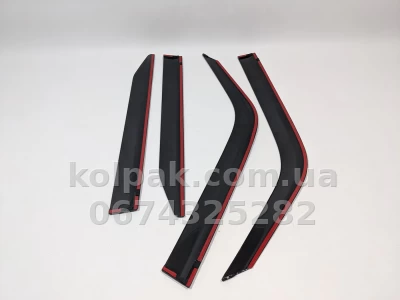 Дефлектори HAVOC Toyota Land Cruiser Prado 250 2024–2026 | вітровики на скотчі MTLC2502024 — фото 7