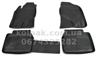 Поліуретанові килимки в салон Toyota Avensis T25 2003-2009, Norplast, NPL-Po-88-03