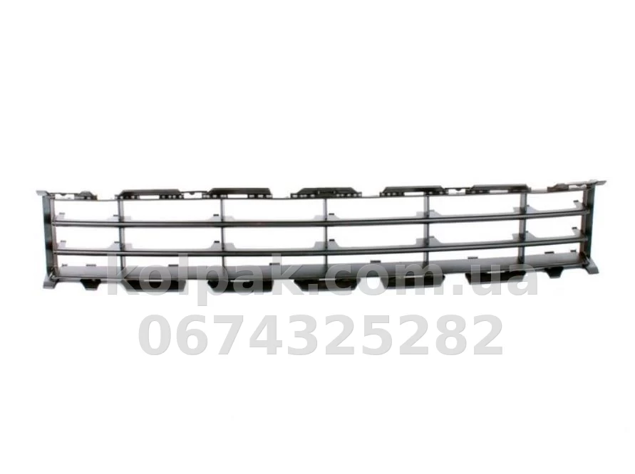 Решітка бампера Renault Megane 2 2003-2006, середня, AVTM, 8200114155, 5608 910 Решітка бампера Renault Megane 2 2003-2006, середня, AVTM, 8200114155, 5608 910 — фото 1