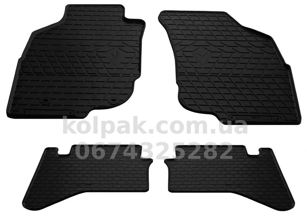 Floor mats for Toyota Hilux 7 2004-2015, 4 pcs, Stingray, 1022184 Floor mats for Toyota Hilux 7 2004-2015, 4 pcs, Stingray, 1022184 β photo 1