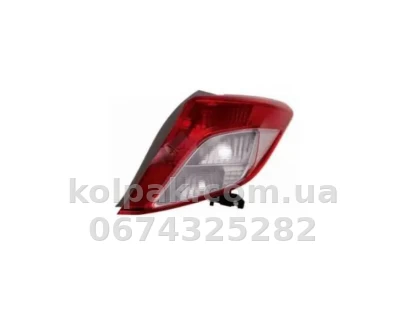 Задній правий ліхтар Toyota Yaris 2011-2014, без ламп (W16W/PY21W/P21/5W), Depo, 212-19X1R-UE Задній правий ліхтар Toyota Yaris 2011-2014, без ламп (W16W/PY21W/P21/5W), Depo, 212-19X1R-UE