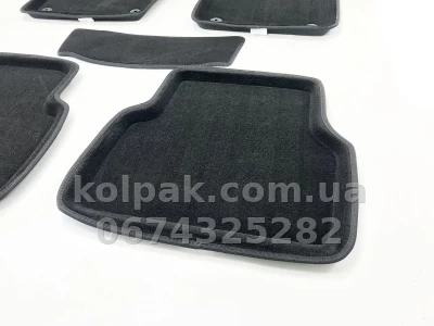 Carpet floor mats for Volkswagen Tiguan 2008-2016, black, 5 pcs, Seintex, 83712 Carpet floor mats for Volkswagen Tiguan 2008-2016, black, 5 pcs, Seintex, 83712 β photo 6
