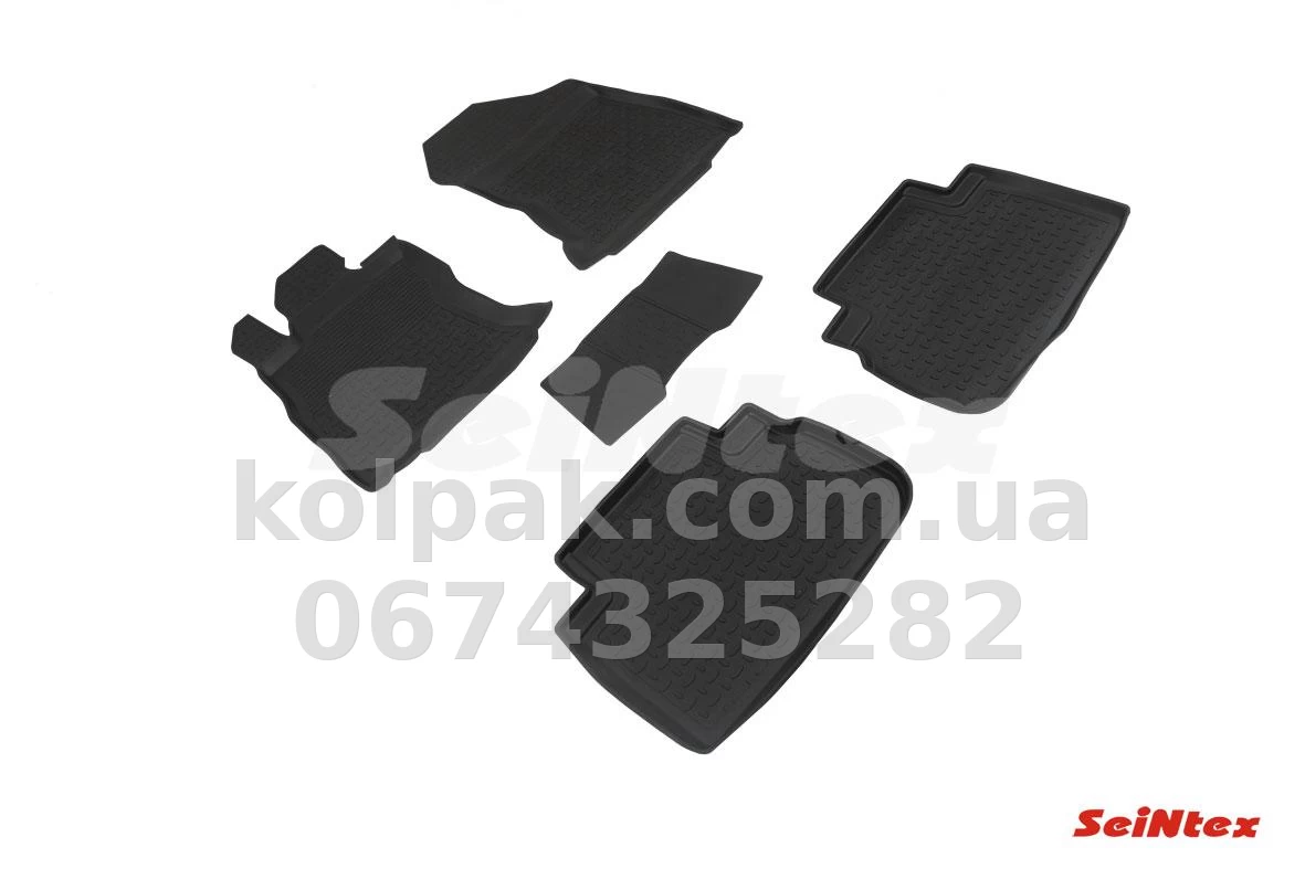 Floor mats for Subaru Forester 2018-, Rubber, 5 pcs, Seintex, 90324 Floor mats for Subaru Forester 2018-, Rubber, 5 pcs, Seintex, 90324 β photo 1