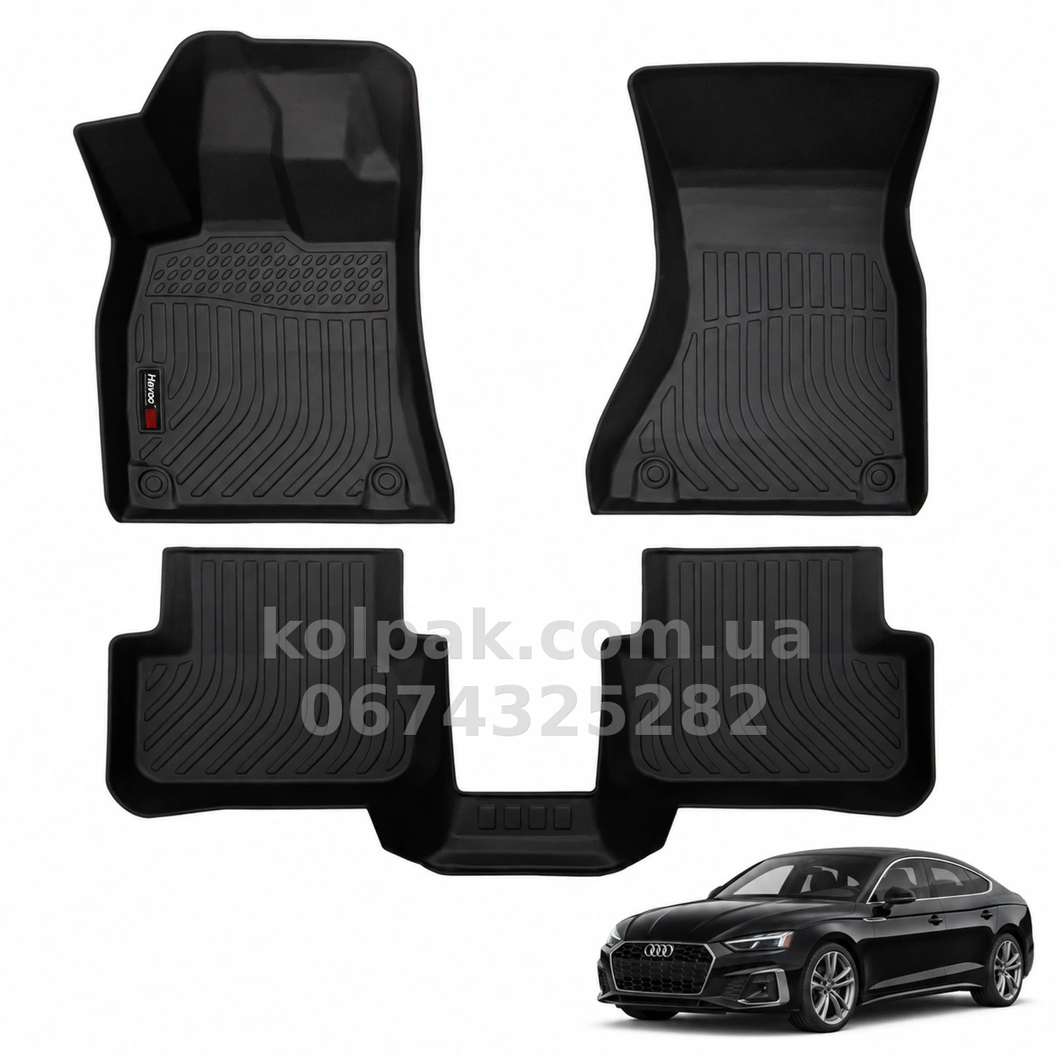Floor mats for Audi A5 Sportback II 2016β2026 β HAVOC Maximum Coverage Floor mats for Audi A5 Sportback II 2016β2026 β HAVOC Maximum Coverage β photo 1