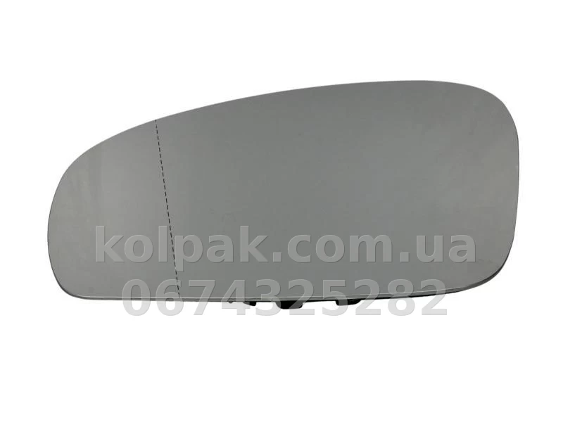 Left mirror glass Skoda Fabia 2/Roomster 2006-2015, aspherical, heated, AVTM, 5J0857521M, 186471559 Left mirror glass Skoda Fabia 2/Roomster 2006-2015, aspherical, heated, AVTM, 5J0857521M, 186471559 β photo 1