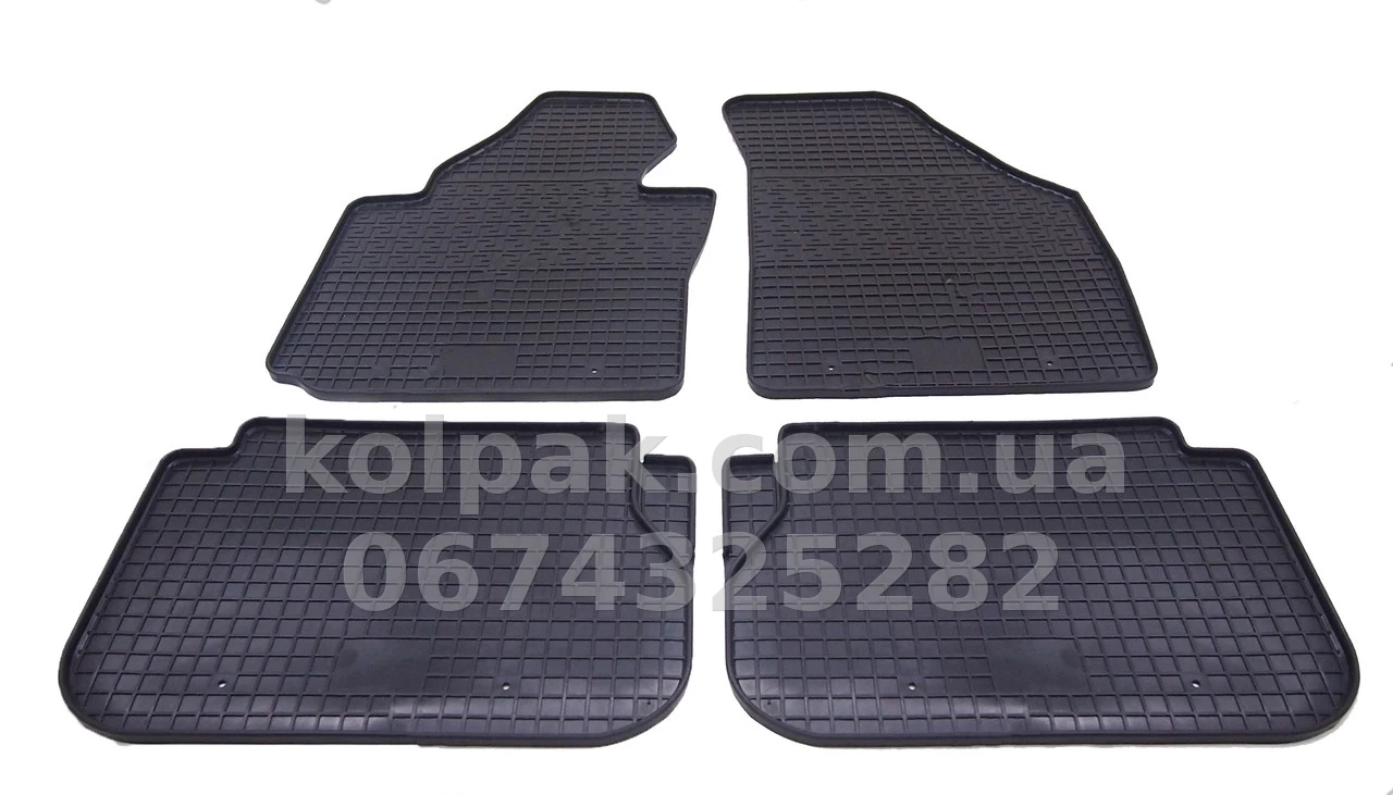 Floor mats for Volkswagen Caddy 3 2K 2003-2020, 4 pcs, Polytep, 53239 Floor mats for Volkswagen Caddy 3 2K 2003-2020, 4 pcs, Polytep, 53239 β photo 1