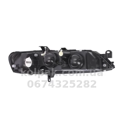 Передня ліва фара Opel Vectra B 1999-2003, H7/H7, електричне регулювання, тип Valeo, Depo, 442-1121L-LD-EM — фото 2