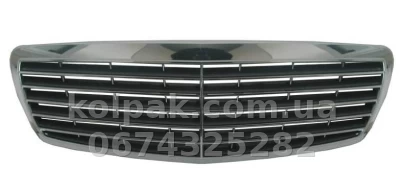 Решітка радіатора Mercedes-Benz E-Class W211 2002-2006 Elegance, AVTM, 184610991