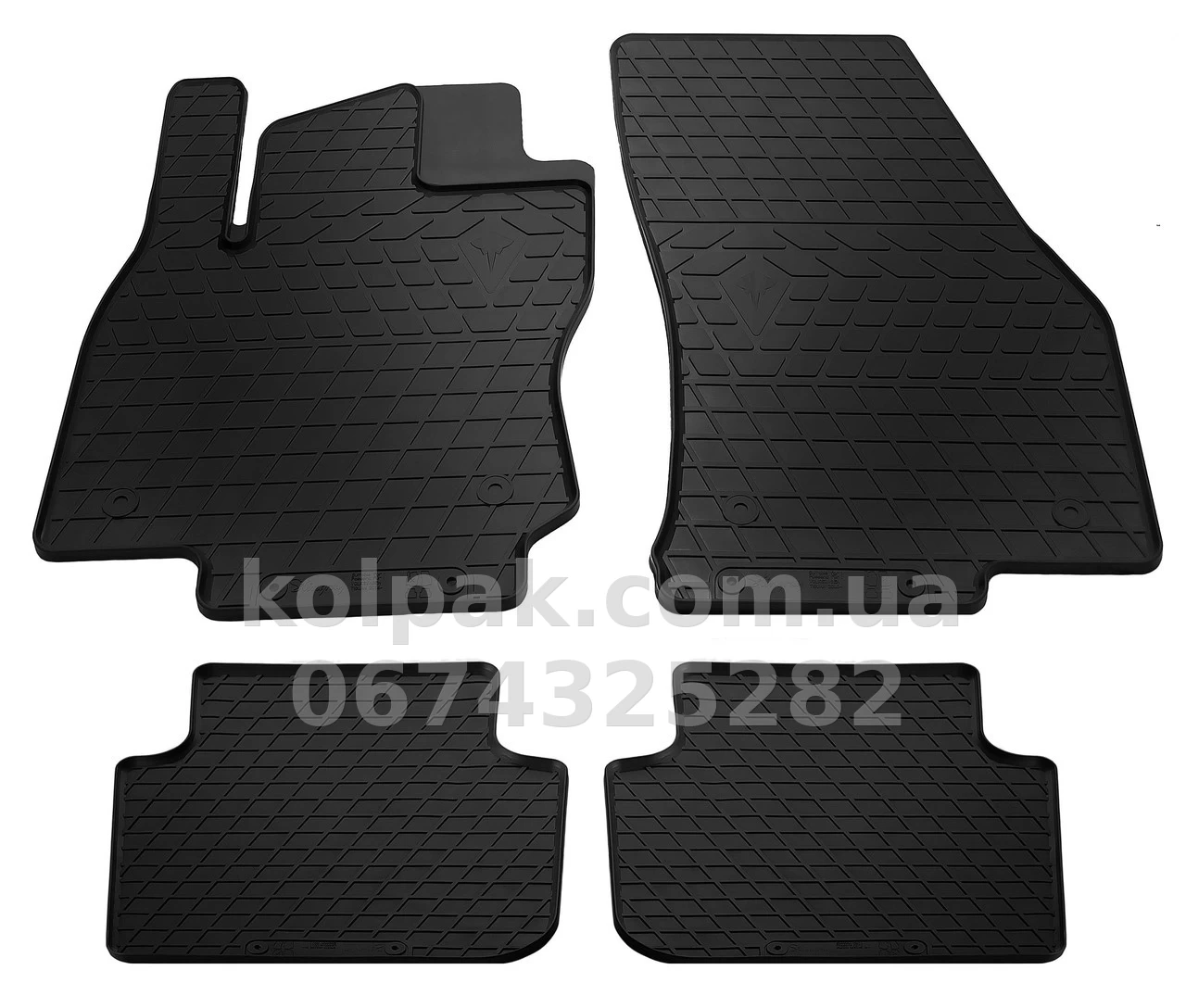 Floor mats for Skoda Kodiaq 2016-, 4 pcs, Stingray, 1020134 Floor mats for Skoda Kodiaq 2016-, 4 pcs, Stingray, 1020134 β photo 1